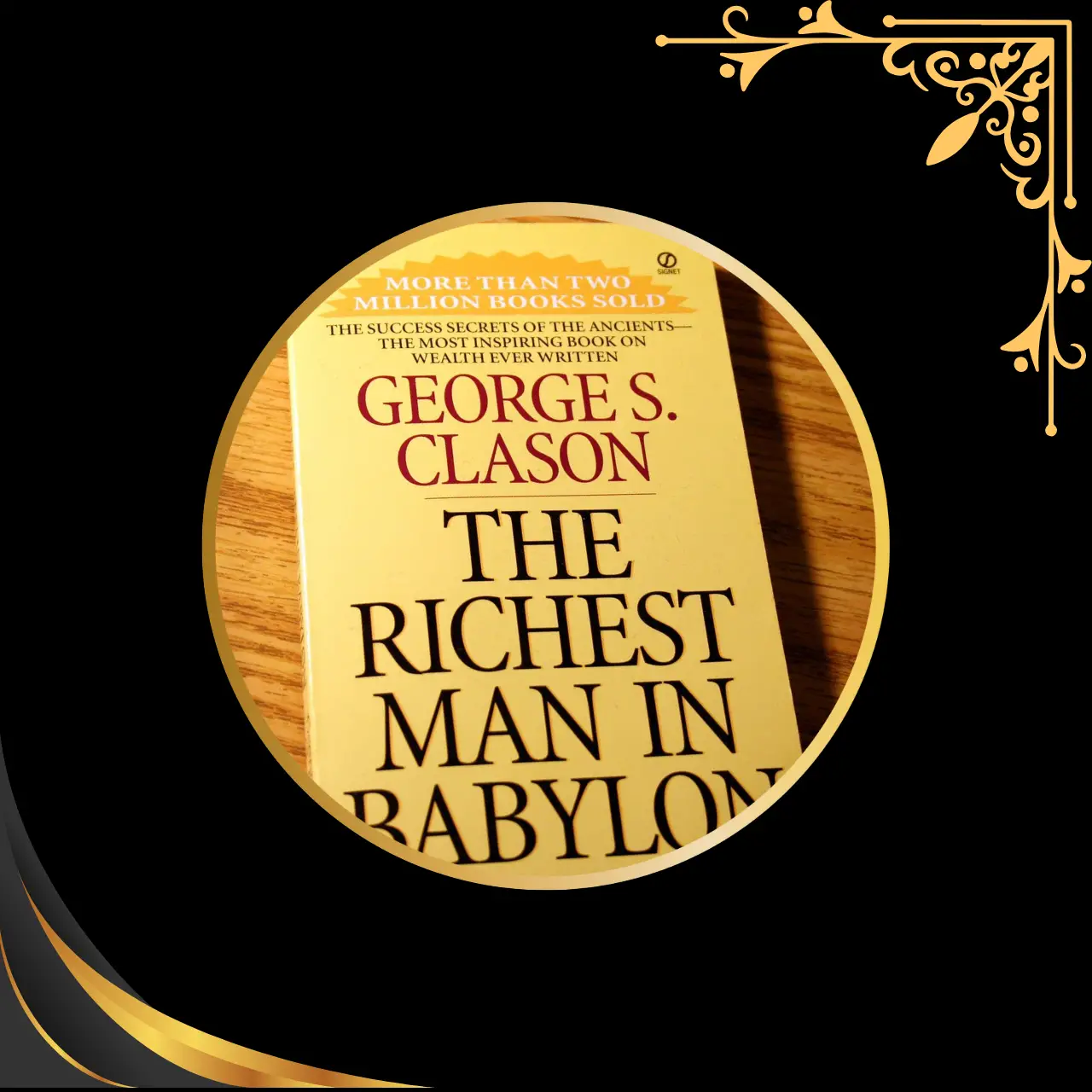 The Richest Man in Babylon book cover: An ancient scroll with inscriptions, representing timeless ancient financial wisdom